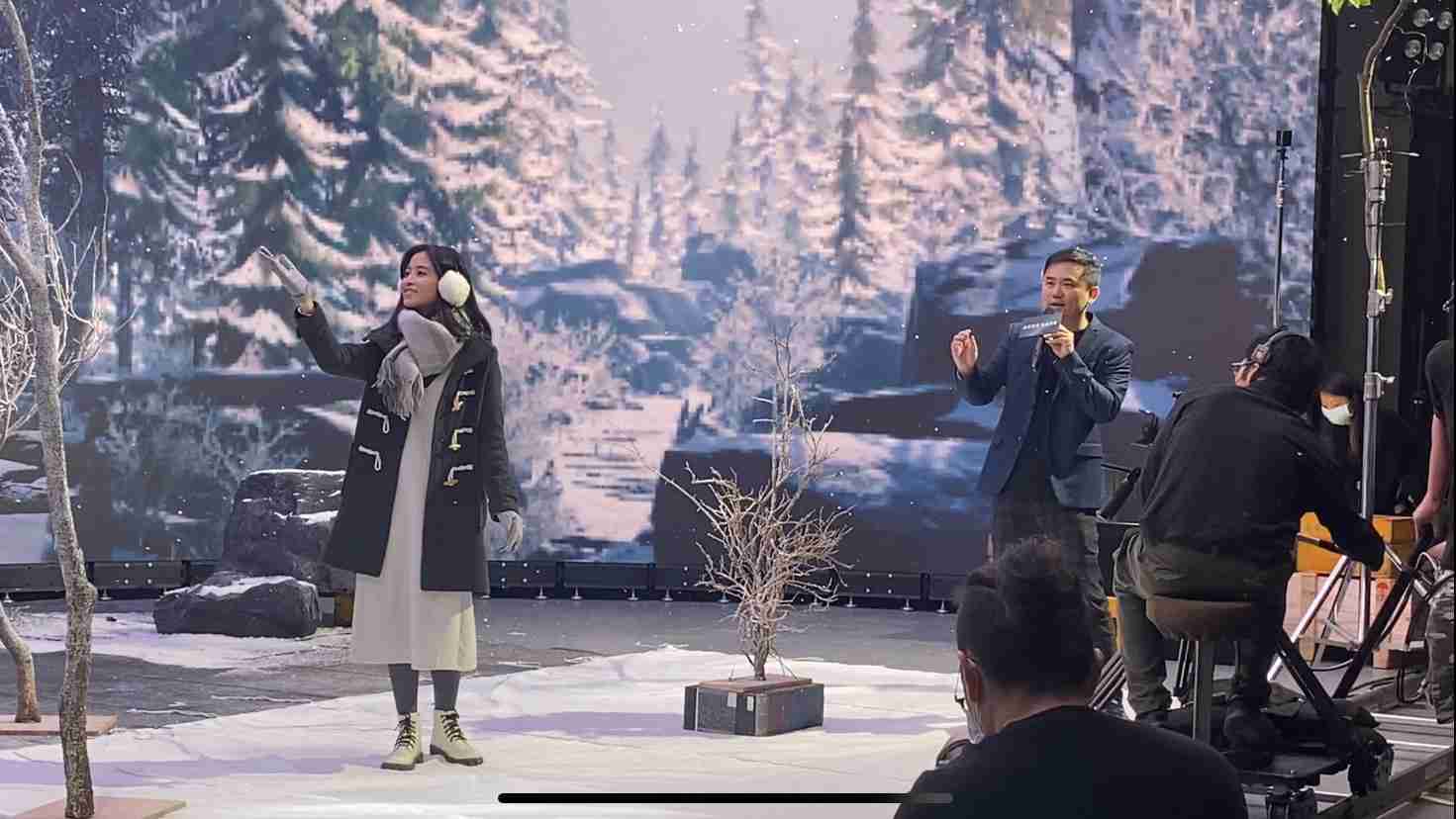 万利以ALED先进显屏技术，，与金马奖视觉特效团队“再现影像”携手合作打造LED虚拟摄影棚，，提供沉浸式表演体验，，，，并精简拍摄成本与时间